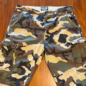 Camouflage Cargo Jogger Pants